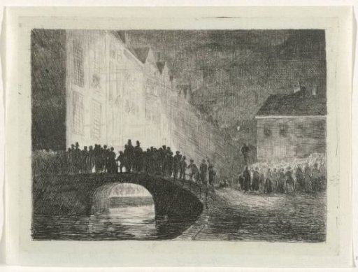 Fire in Delft, 1847