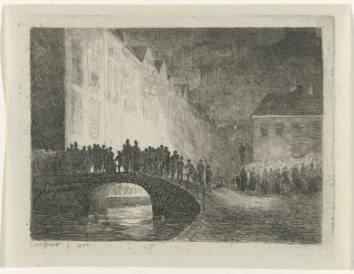 Fire in Delft, 1847