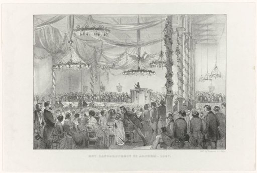 The Singers' Festival in Arnhem, 1847