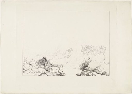 Ice floes at Vuren, 1799
