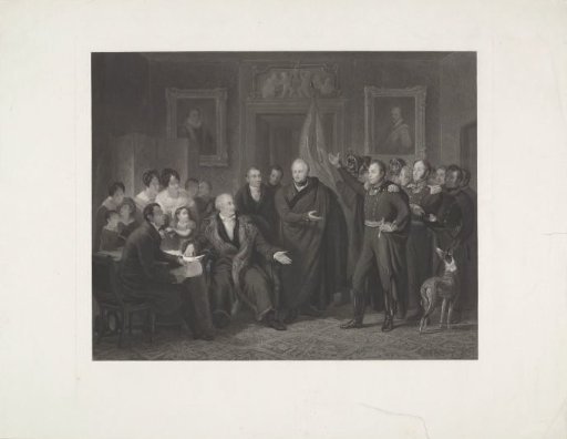The Acceptance of the High Authority by the Triumvirate in the Name of the Prince of Orange, 21 November 1813