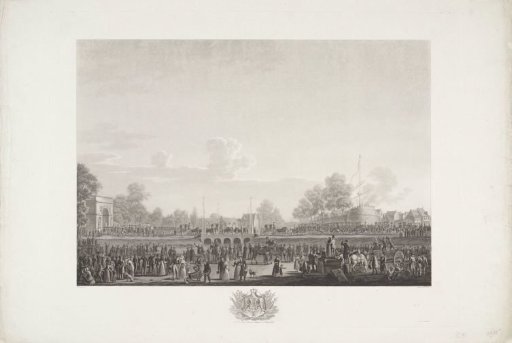 Arrival of King William I in Brussels, 1815
