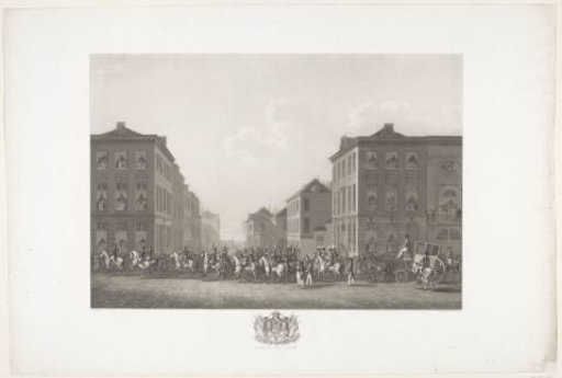 Band at the inauguration of William I in Brussels on 21 September 1815