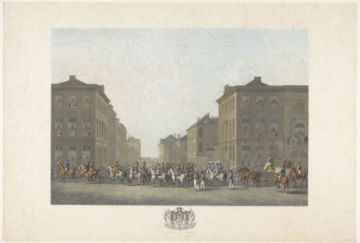 Band at the inauguration of William I in Brussels on 21 September 1815