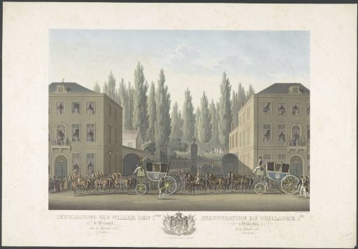 Inauguration of William I in Brussels on 21 September 1815 (Train) / Inauguration de Guillaume 1er à Bruxelles, le 21 Septembre 1815. (Cortège.)