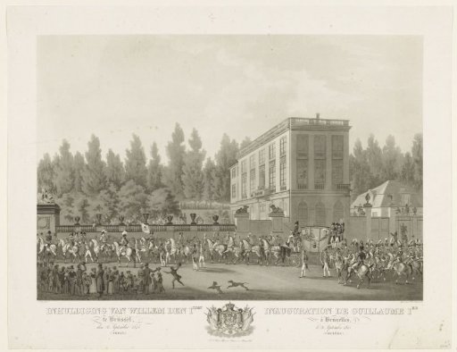 Inauguration of William I in Brussels on 21 September 1815 (Train) / Inauguration de Guillaume 1er à Bruxelles, le 21 Septembre 1815. (Cortège.)