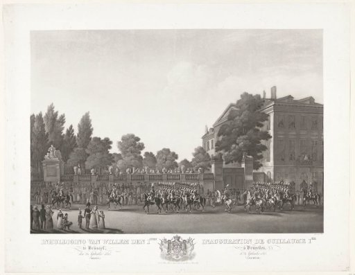 Inauguration of William I in Brussels on 21 September 1815 (Train) / Inauguration de Guillaume 1er à Bruxelles, le 21 Septembre 1815. (Cortège.)