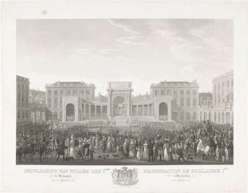 Inauguration of William I in Brussels on 21 September 1815