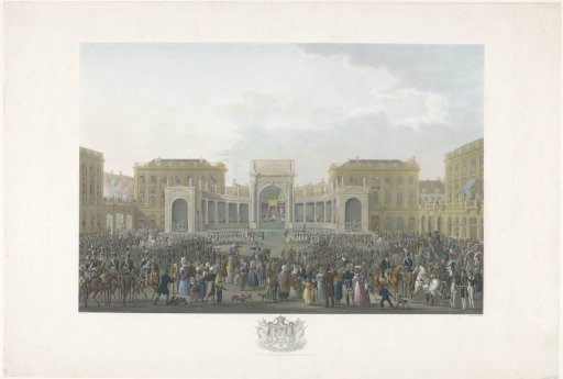 Inauguration of William I in Brussels on 21 September 1815