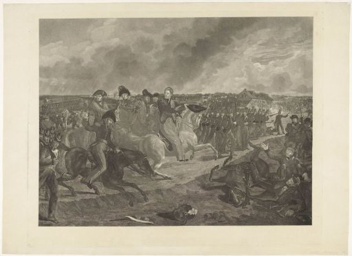 Prince of Orange at the Battle of Quatre-Bras, 1815