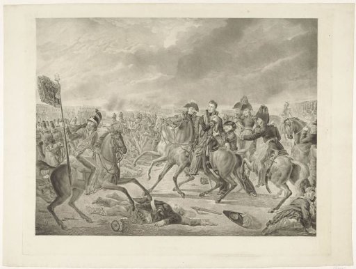 Prince of Orange in the Battle of Waterloo, 1815