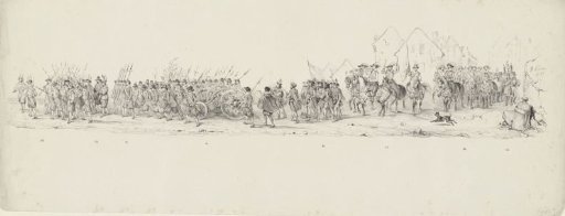 Historical procession at the second centenary of the University of Utrecht, 1836 (plate 10)