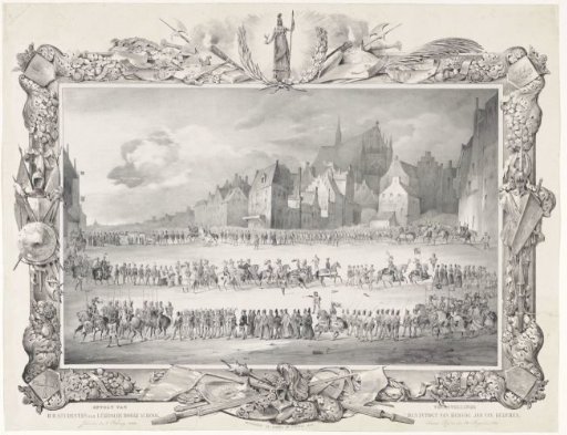 Entry of Duke John of Bavaria into Leiden on August 18, 1420, Performed by Leiden Students on February 8, 1840