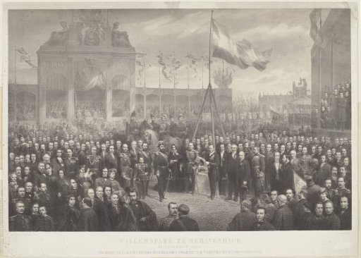 Willemspark in The Hague, 17 November 1863