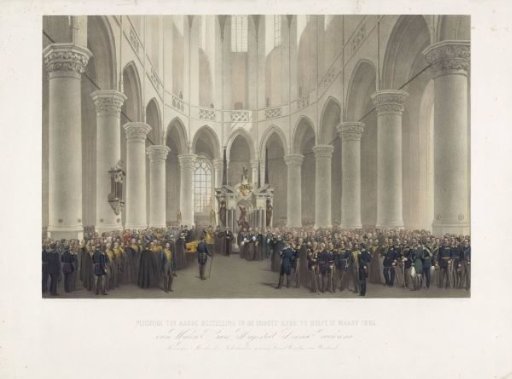 Funeral of Anna Palowna in the Great Church in Delft
