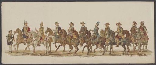 Delft procession of 1862, fourth group