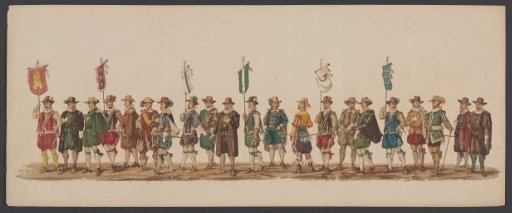 Delft procession of 1862, fifth group