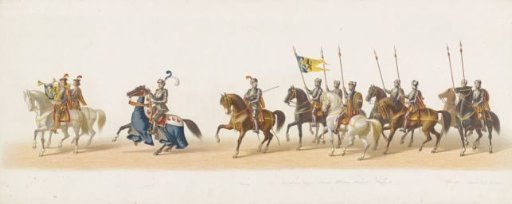 Delft procession of 1873 (first plate)