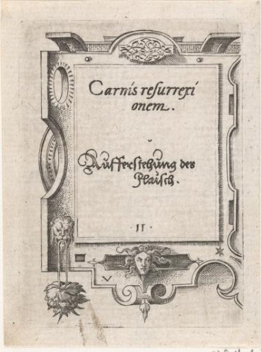 Inscription: Carnis...