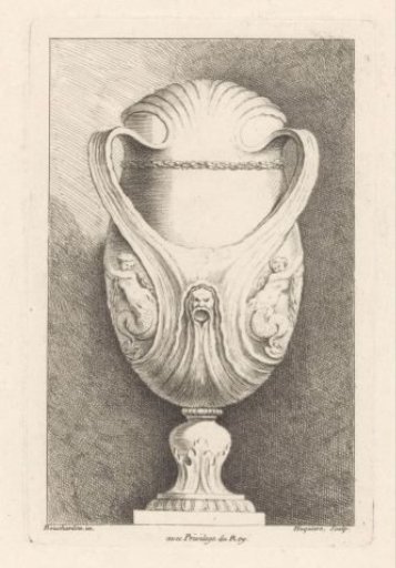 Vase with mermaids