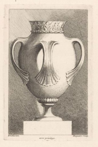 Vase with three handles