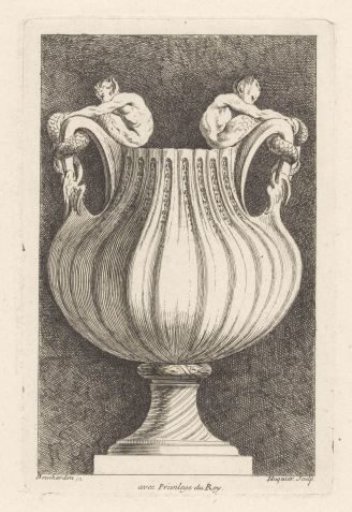Vase with mermaids