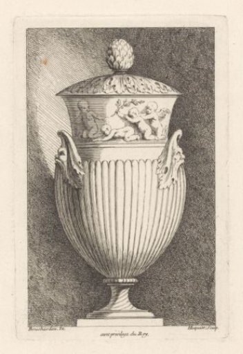 Vase with putti