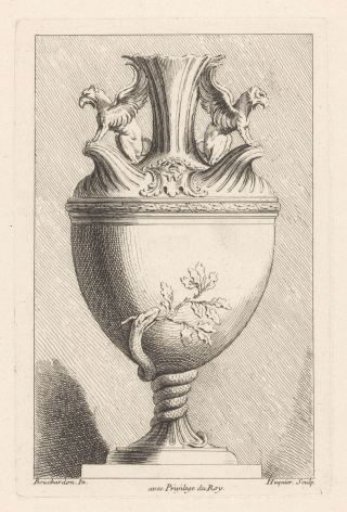 Vase with griffins