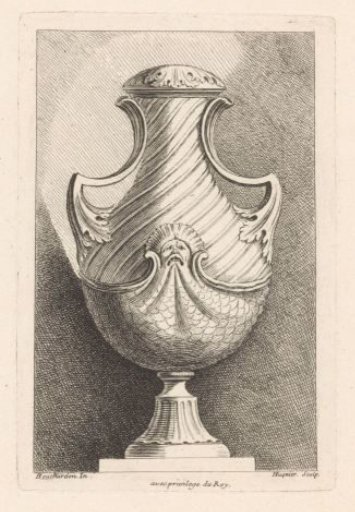 Vase with mask