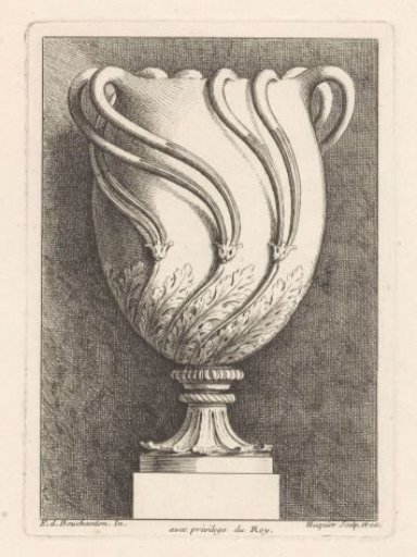 Vase with floral motifs