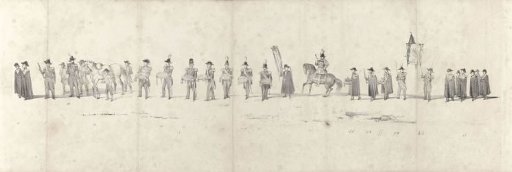 Funeral of the Late King William II in Delft on April 4, 1849 (Sheet 3)