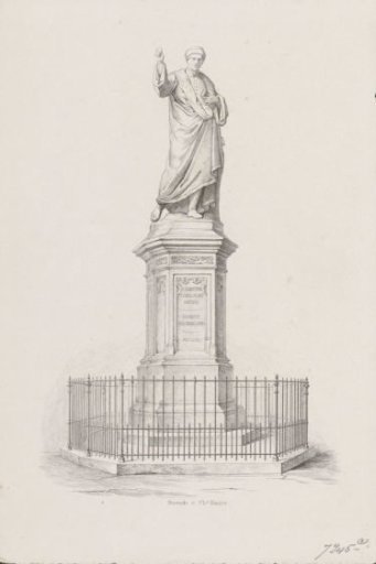 Statue of Coster in Haarlem, 1856
