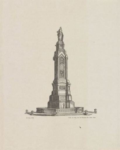 Monument to the Spirit of the People of 1830 and 1831, unveiled 1856