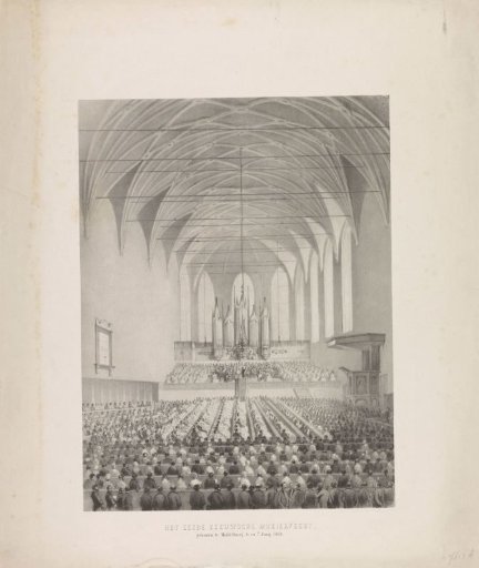 The Sixth Zeeland Music Festival, held in Middelburg, 6 and 7 June 1861