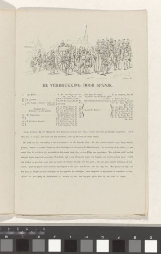 Utrecht Masquerade of 1851: Spanish tyranny in 1567
