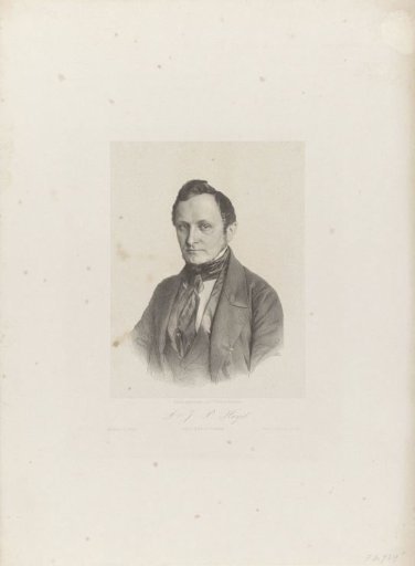 Portrait of Jan Pieter Heije, 1854
