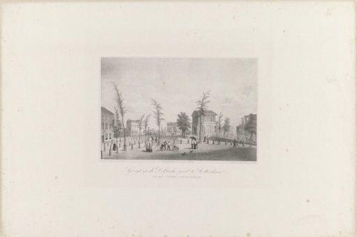 View of the Delft Gate in Rotterdam, 1854