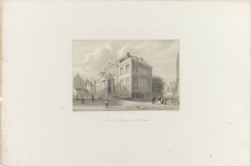 View of Museum Boijmans in Rotterdam, 1854