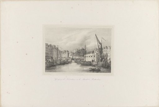 View of the Grain Exchange in Rotterdam, 1854