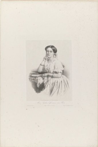 Portrait of Sophia Offermans-van Hove, 1854