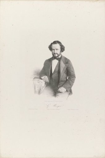 Portrait of G. Roger, 1854