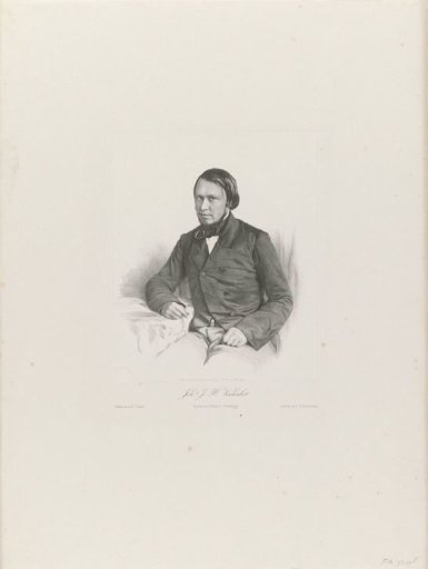Portrait of Johannes Verhulst, 1854