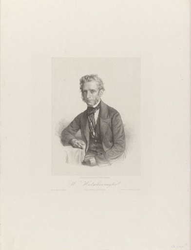 Portrait of W. Hutschenruyter, 1854