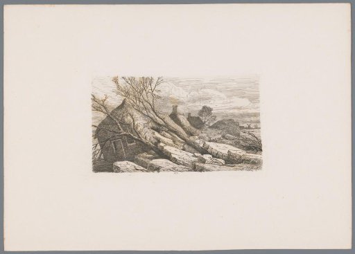 Dike between Maren and Alem, 1855