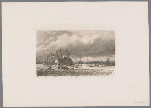 Flood disaster in Veenendaal, 1855