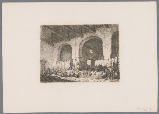 Shelter in the Geertekerk in Utrecht, 1855