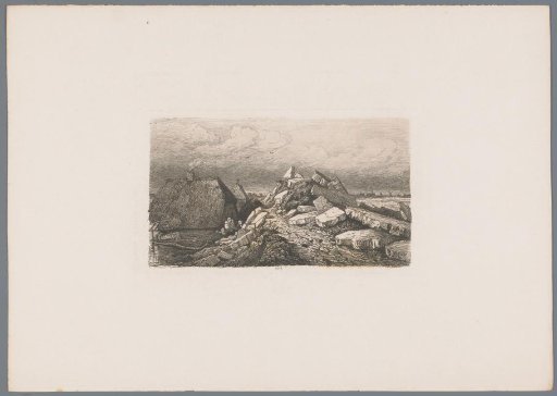Drifting ice near Heerewaarden, 1855
