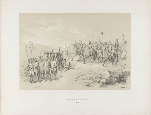 Utrecht Masquerade of 1851: Germans, 70 AD
