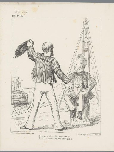 Laying of the first stone for the national monument of 1813 in The Hague, 1863