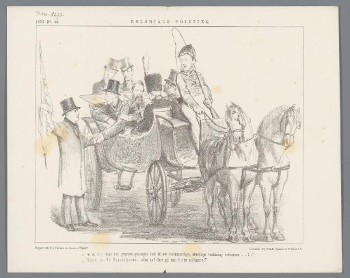Celebration plate of the procession in the Willemspark in The Hague on November 17, 1863, on the occasion of the laying of the First Stone for the National Monument for November 1813, etc., by His Majesty William III, King of the Netherlands, in memory of the Fiftieth Anniversary of Dutch Independence